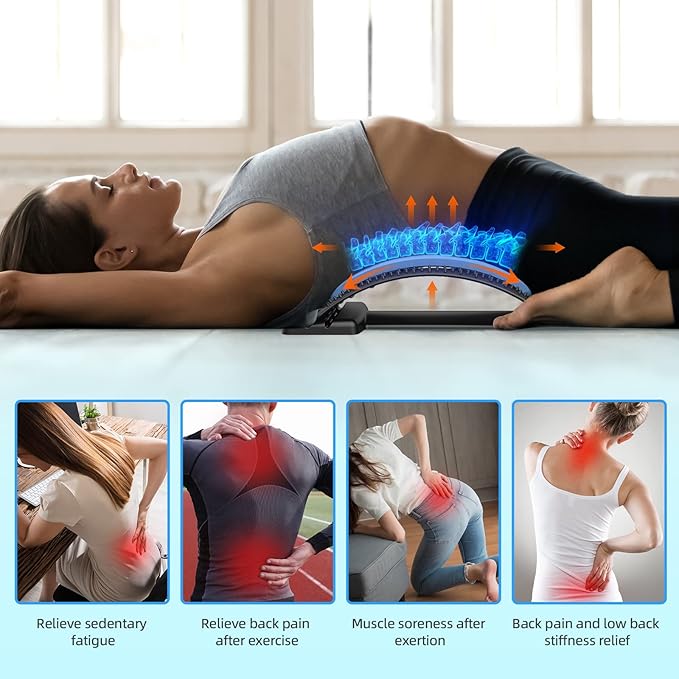 thumbnail image 2 of IMounTEK Lumbar Back Support Stretcher – Posture Corrector With 3 Heights, FDA Approved Pain Relief 2 of 5